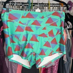 NWOT Free people movement athletic geometric shorts